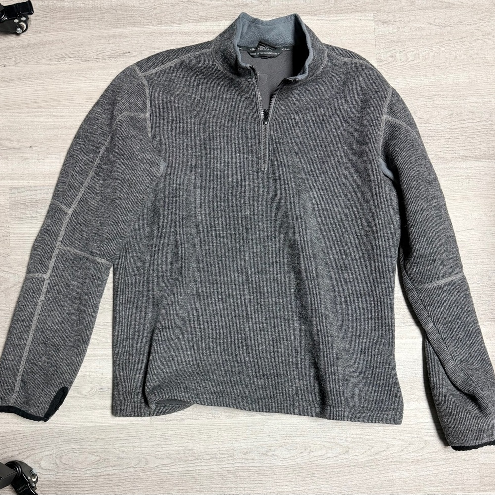Kuhl Men's Charcoal Zip-Up Sweater